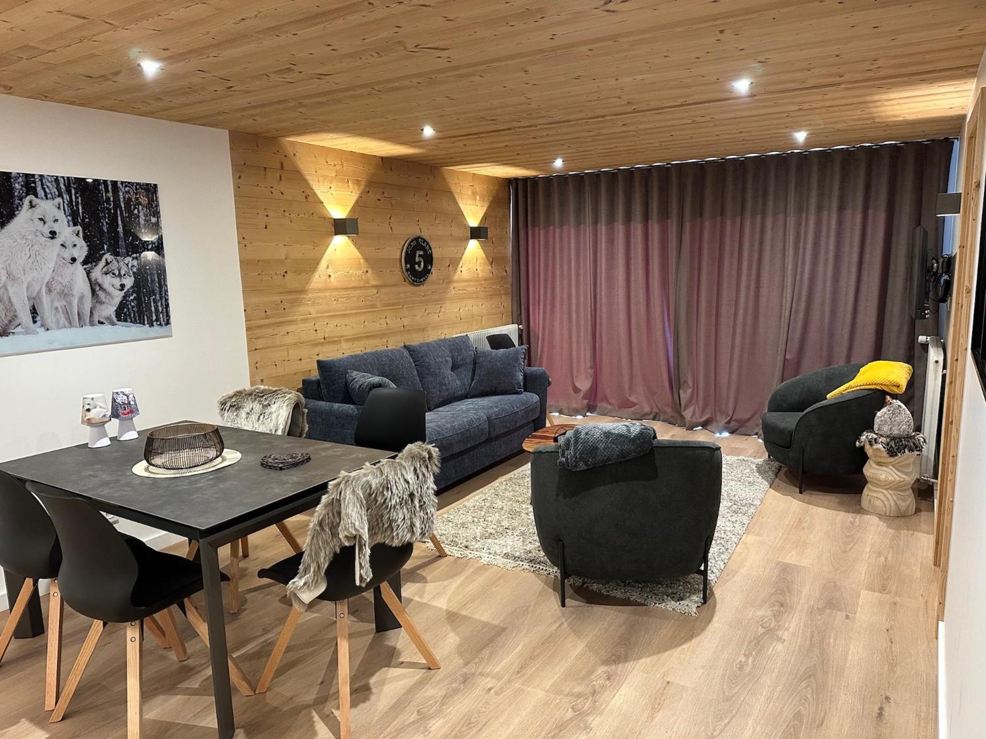 Ferienwohnung Les Loups Blancs Courchevel Exterior foto